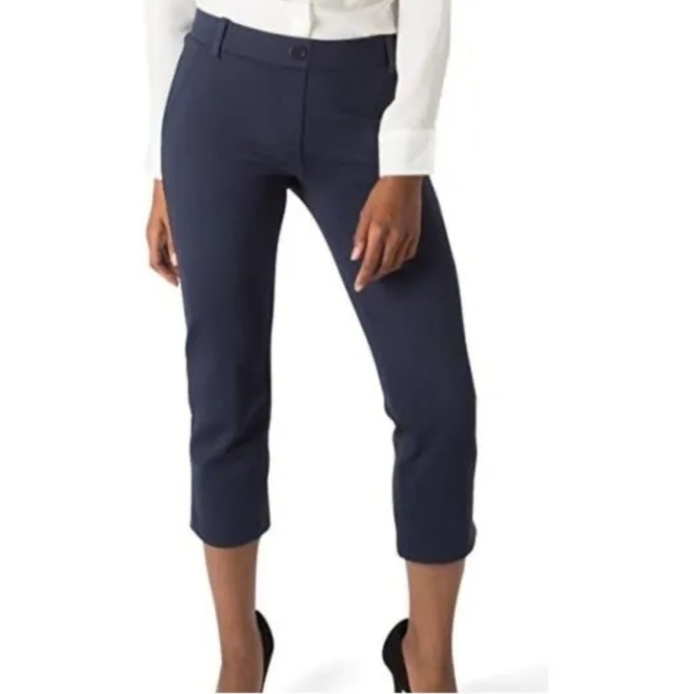 Betabrand Navy Capris